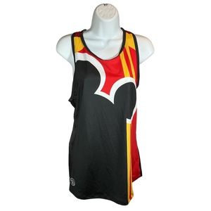 Run Disney Mickey Mouse spandex blend women’s Running Tank Top NWOT